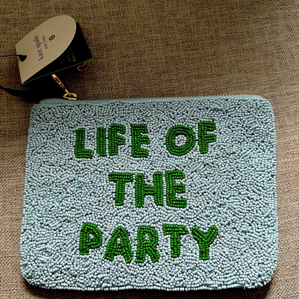 NWT Life of the Party Beaded Clutch - kate spade new york x Target Blue/Green